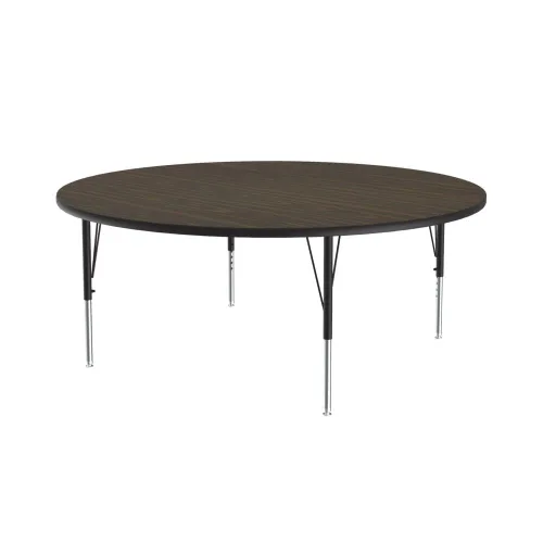 Miniatura 59 de Correll Mesa de Actividades Rectangular para Aula de 24"x36", Altura Ajustable (19"-29"), Granito Negro Laminado Térmico Fusionado Duradero