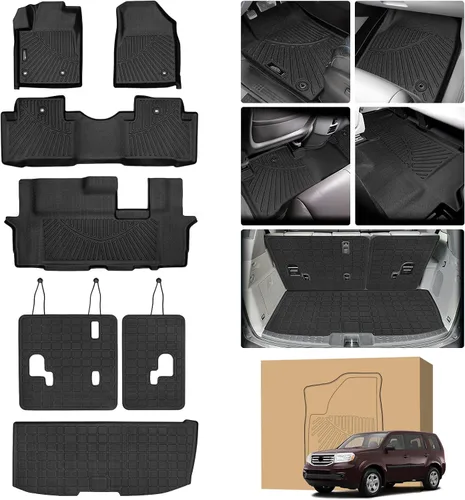 Miniatura 47 de Tapetes de suelo Peleus para Mercedes-Benz Sprinter 2500/3500 2025-2019, solo para furgoneta de carga, forros personalizados de goma TPE para todo