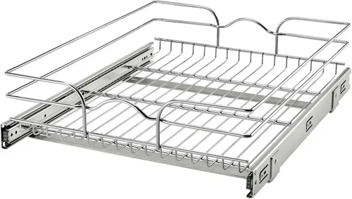 Miniatura 20 de Rev-A-Shelf Estante extraíble para armario de cocina de 2 niveles y organizador de cajones, cesta de almacenamiento de despensa deslizante en varios
