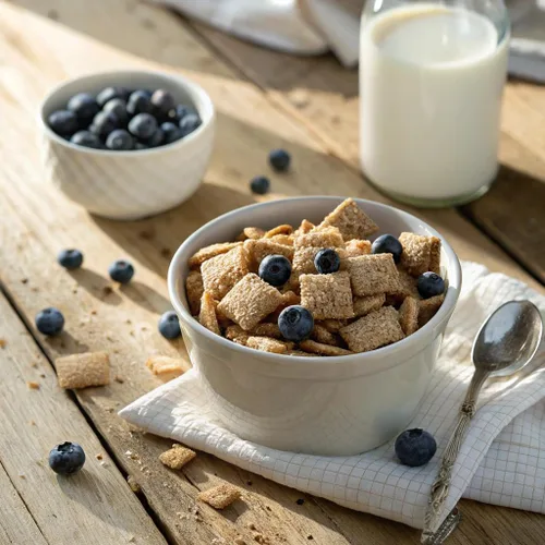 Miniatura 3 de Cereal de Arándanos Chex, Cereal para el desayuno sin gluten, hecho con grano integral, 12 onzas