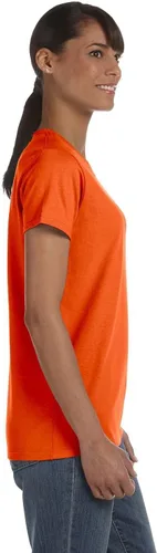 Miniatura 3 de Gildan Camiseta de algodón pesado para mujer G500L de 5.3 onzas, Naranja