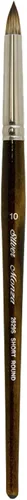 Miniatura 10 de Silver Brush 2629S-0 Monza - Cepillo sintético de mangosta de mango corto, redondo, tamaño 0