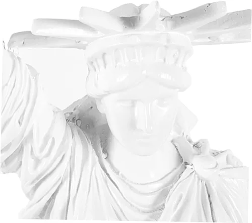 Miniatura 5 de Yardwe Estatua de resina modelo New York Souvenir Lady Figurine Mesa Diseño Decoración Artware