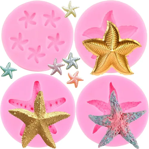 Miniatura 10 de Molde de silicona para algas marinas, molde de fondant de coral marino para decoración de pasteles, decoración de cupcakes, caramelo de chocolate