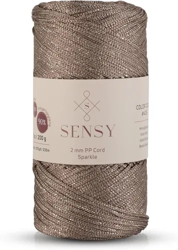Miniatura 95 de Sensy Premium Cuerda de Poliéster de 2mm 251 Yardas Cuerda de Polipropileno 100% Cordón de Macramé 2mm Cordón para Bolsa de Ganchillo Cuerda