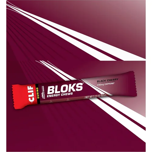 Miniatura 13 de CLIF BLOKS - Sabor a Cereza Negra con Cafeína - Gomitas Energéticas - Sin OMG - A Base de Plantas - Combustible Rápido para Ciclismo y Carrera