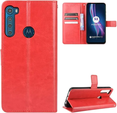 Miniatura 6 de Funda para Motorola Moto One Fusion+ Funda de piel con tapa para Motorola Moto One Fusion+ XT2083-1 XT2067-1 XT2067-1 XT2067-2 XT2067-3 Funda Negra