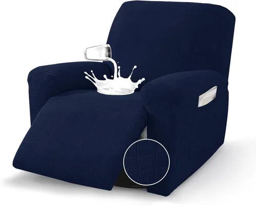 Miniatura 8 de MAXIJIN Fundas impermeables para sillas reclinables pequeñas de 3 piezas, fundas reclinables que se mantienen en su lugar, fundas reclinables Lazy