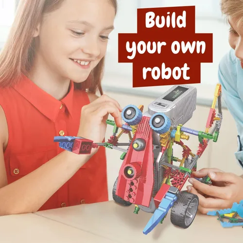 Miniatura 4 de Science4you Robotics Alfabot - Kit de construcción de robots para niños, 238 piezas, construye tus propios robots y hazlos mover, 3 robots