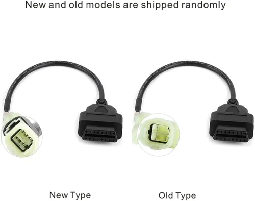 Miniatura 4 de Motocicletas OBD2 a 4 Pin Adaptador de diagnóstico Cable de detección de fallas de motocicleta Piezas para Honda Moto
