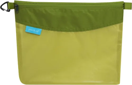 Miniatura 13 de Pack all bolsa con cremallera de material resistente al agua, bolsa de malla con cremallera para almacenamiento, viajes, oficina (pequeña, rosa)