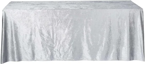 Miniatura 47 de Efavormart - Mantel rectangular de terciopelo negro prémium de 60 x 102 pulgadas para eventos de fiesta de boda