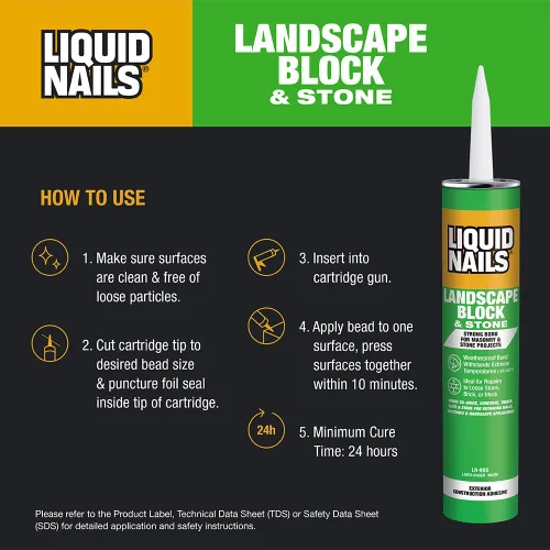 Miniatura 4 de Liquid Nails LN-905, Landscape, adhesivo, 10 onzas