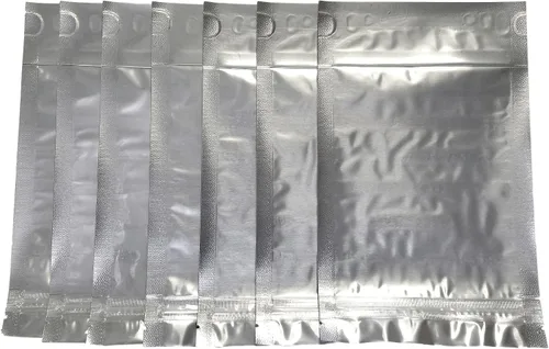 Miniatura 3 de Bolsas de Mylar transparentes con cierre frontal resellable, 5 mil, 6 x 9 x 3 pulgadas, bolsa de soporte con cierre de cremallera para frutas