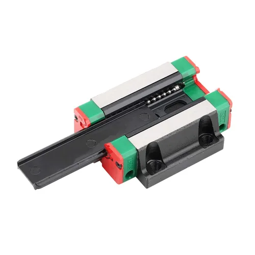 Miniatura 3 de Riel guía lineal cuadrado EGW20-25.59 pulgadas / 25.591 in + 2 piezas EGW20 CA bloque deslizante de brida para máquina CNC y proyecto de bricolaje