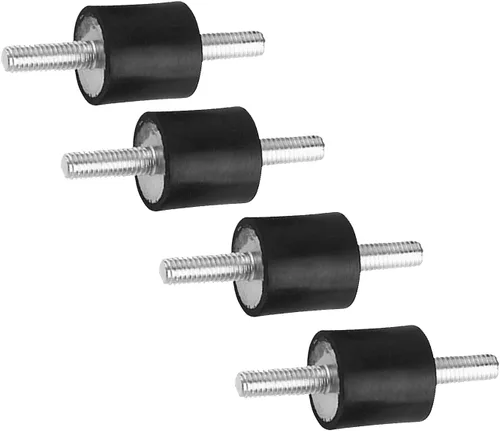 Miniatura 6 de Soportes de goma M4 amortiguadores antivibración Silentblock bobinas para coche y barco, paquete de 4 (M4 0.394 x 0.394 in)