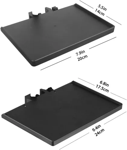 Miniatura 2 de 2 bandejas universales para micrófono, soporte ajustable para soporte de micrófono, bandeja de soporte para micrófono para hoja de música