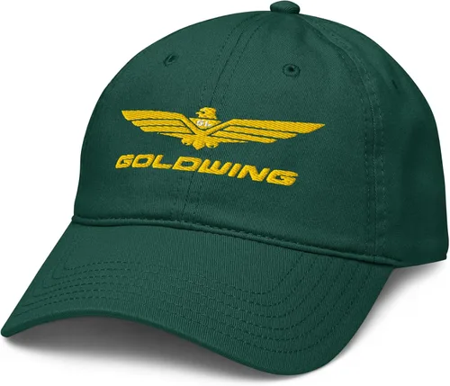 Miniatura 20 de Honda Gorro de béisbol ajustable con logotipo de Goldwing, Azul marino
