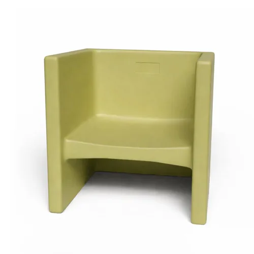 Miniatura 22 de Children's Factory Silla cúbica 3 en 1 para niños, muebles de aula de asientos flexibles, paquete de 1, color verde