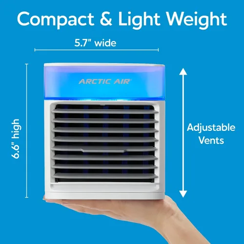 Miniatura 7 de Arctic Air Pure Chill - Enfriador de aire evaporativo de lujo, potente, silencioso, ligero y portátil con tecnología Hydro-Chill para dormitorio