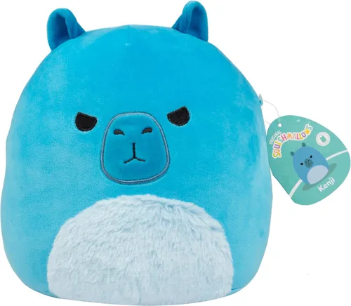 Squishmallows Original de 10 Pulgadas Kenji el Capibara de Navidad - Peluche Oficial de Vacaciones Jazwares - Juguete de Peluche Suave y Tierno