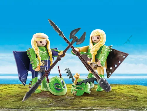 Miniatura 2 de Playmobil Cómo entrenar a tu Dragon III Ruffnut y Tuffnut con traje de vuelo