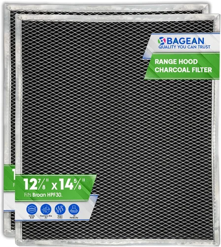 Filtro de carbón de repuesto para 12.90 x 14.65 pulgadas HPF30 97020466 Broan - Filtro de ventilación de campana de carbono para ventilador de