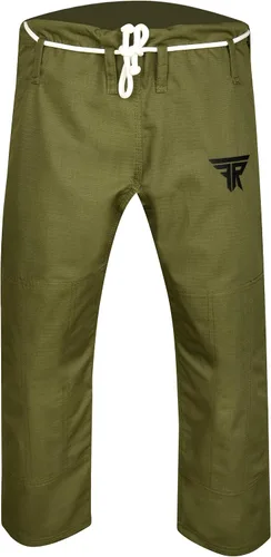 Miniatura 8 de FISTRAGE Jiu Jitsu Gi Patch BJJ brasileño para hombres y mujeres MMA Uniforme con cinturón