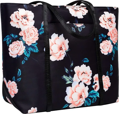 Miniatura 4 de Bolso de hombro floral para mujer, impermeable, para adolescentes, playa, escuela