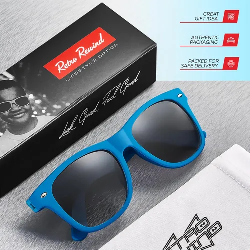 Miniatura 112 de Retro Rewind Lentes de sol para niños y niñas de 3 a 12 años, inastillables, UV400, lentes de sol para niños pequeños
