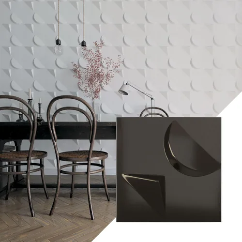 Miniatura 31 de Ekena Millwork WP12X12APWH 11 7/8 pulgadas de ancho x 11 7/8 pulgadas de alto Apollo EnduraWall Decorativo 3D Panel de pared cubre 0.98 pies