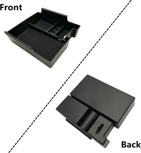 Miniatura 5 de Compatible con Ford Explorer 2012 2013 2014 2015 2016 2017 2018 2019 Organizador de bandeja para consola central, caja de almacenamiento secundario