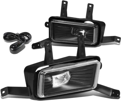DNA MOTORING FL-ZTL-265-CH - Luz antiniebla LED con interruptor para el lado del conductor y del pasajero [compatible con Tahoe 15-20 / 15-20 Lente