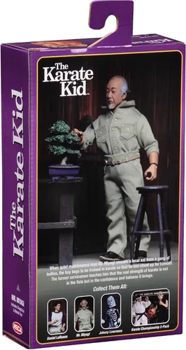 Miniatura 3 de NECA The Karate Kid - Mr. Miyagi - Figuras de acción vestidas de 8 pulgadas