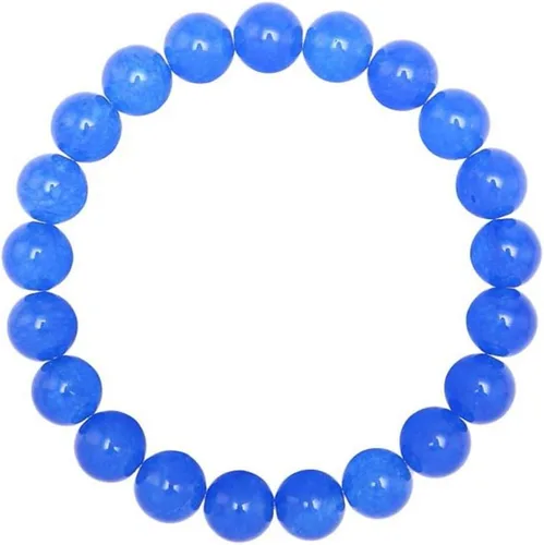Adabele 1pc Natural Stretch Gemstone Bracelet 8mm (0.31") Bead 7" to 8.5 inch Healing Crystal Energy Quartz Chakras Jewelry Women Men Birthday Gift