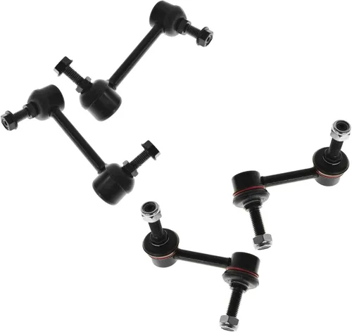 TRQ Juego de eslabones estabilizadores de barra estabilizadora delantera y trasera compatible con Chevrolet Trailblazer Trailblazer EXT GMC Envoy