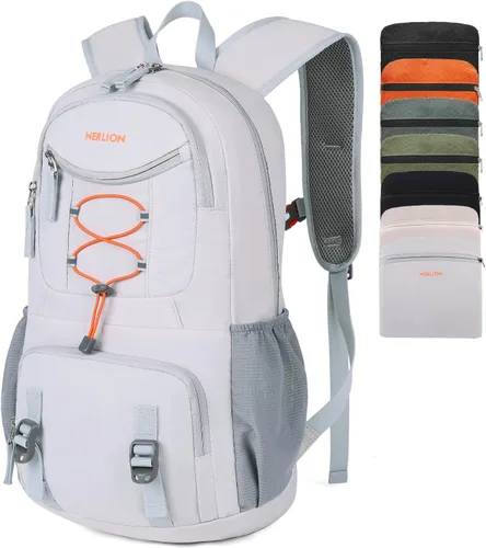 Miniatura 9 de Nerlion - Mochila ligera plegable de 35L para senderismo, mochila de viaje para hombres y mujeres, impermeable, para acampar al aire libre, mochila