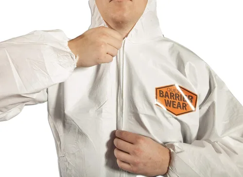 Miniatura 4 de Quest Barrierwear - Overol desechable para hombres y mujeres, traje protector para materiales peligrosos