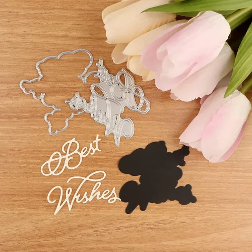Miniatura 7 de Briartw Troqueles de corte especiales para amigos, palabras, frases, sombra, sentimiento, para hacer tarjetas, letras del alfabeto, álbumes de Amigo