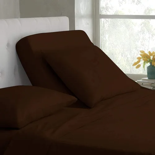 Miniatura 22 de Juego de sábanas para cama ajustable con cabezal dividido de 18.0 in de profundidad y 800 hilos, base de cama ajustable dividida desde la parte