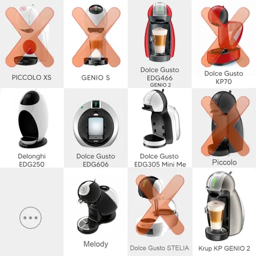 Miniatura 2 de Convertidor para máquina Dolce Gusto para preparar cápsulas de café Nespre**so, adaptador de Dolce Gusto a Nespre**so Compatible con: Dolce Gusto