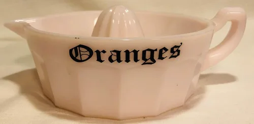 Miniatura 7 de Escariador - Exprimidor grande de pomelo, naranja o limón - Hecho en Estados Unidos - Mosser Glass USA (Crown Tuscan)