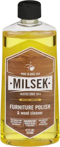 Miniatura 2 de Milsek Esmalte para muebles, limpiador de muebles de aceite de limón y paño de pulido, 12 onzas líquidas