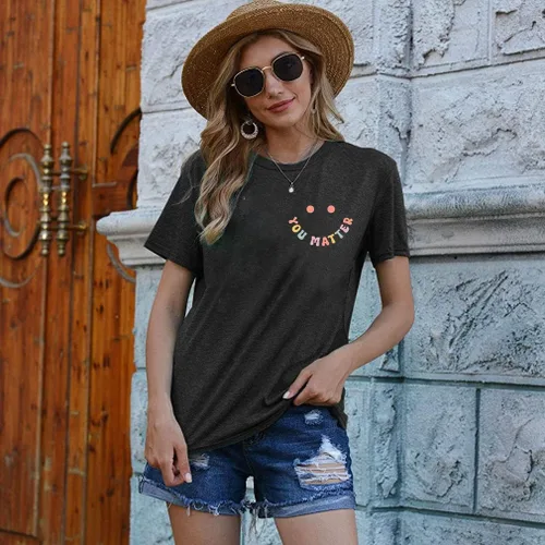 Miniatura 4 de Camiseta con texto en inglés "You Matter The Person Behind Me", camiseta con texto en inglés "You are Amazing Tshirt You are Amazing para mujer