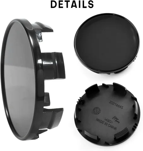 Miniatura 7 de Juego de 4 tapacubos centrales de 3.346 in, color negro para Nissan Titan Armada 2004-2020 40342-7S500 40342-1LA2A