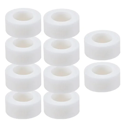 Paquete de 10 filtros para fregadero de baño, filtración de algodón PP para grifo de fregadero, elimina plomo, calcio, óxido, hierro, metales