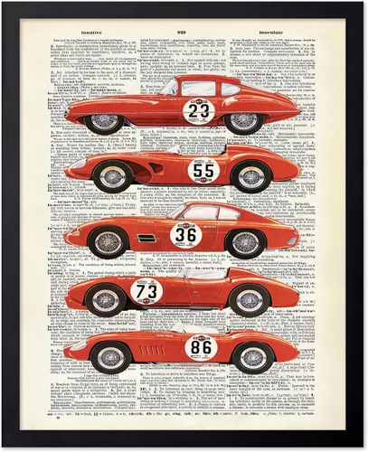 Miniatura 25 de Poster Master Póster de Arte del Diccionario - Impresión Retro de Mujer Soldadora - Arte de Sándwich de Queso a la Parrilla - Regalo para Ella