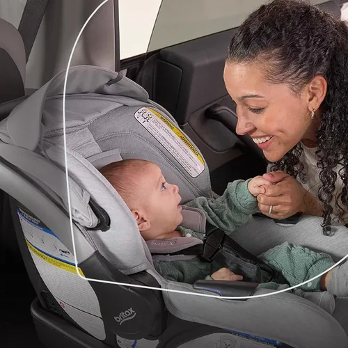 Miniatura 15 de Britax Willow SC Asiento de Carro Infantil, Asiento de Carro Mirando hacia Atrás con Base Alpine, Tecnología ClickTight, Sistema RightSize, Pindot