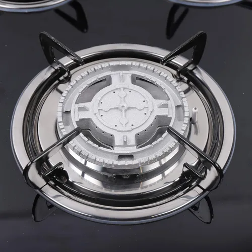 Miniatura 5 de Estufa de gas de 30 pulgadas de vidrio templado con 5 quemadores Estufa de parrilla de cocina de gas, LPG/NG convertible, estilo 1