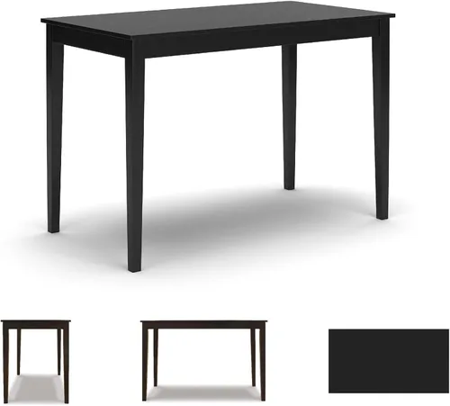 Miniatura 8 de Signature Design by Ashley Kimonte - Mesa rectangular de comedor, color negro
